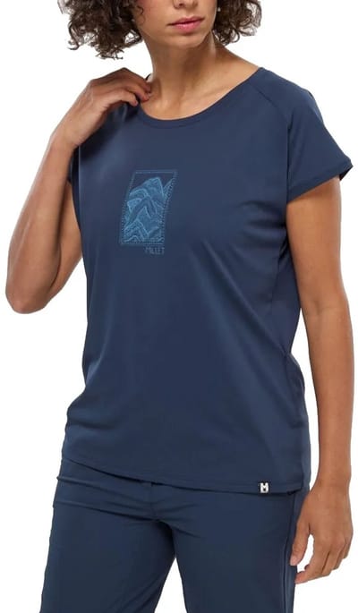 Millet Seneca T-shirt Met Korte Mouwen Blauw S Vrouw
