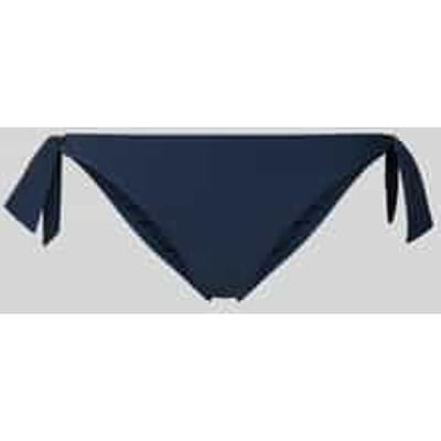 Bikinibroekje met labeldetail model 'SOLID CHEEKY BUM'