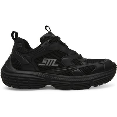 Steve Madden Power Sneakers Black/black Maat: 36 | Sneakers Outlet | Dames | Zwart