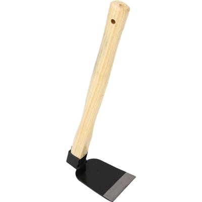 Hand Schoffel Ergonomische Houten Handvat Koolstofstaal Lichtgewicht Tuin Onkruidwieden Hand Schoffel voor Thuis beige