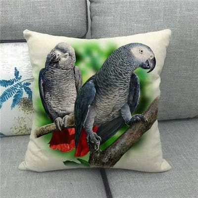 Décoration d'Intérieur Housses de Coussin Perroquets Colorés Pour Espaces Cosy Motif Housse de Coussin Convient Pour Canapé Chambre Voiture Housse de Coussin 40x40cm
