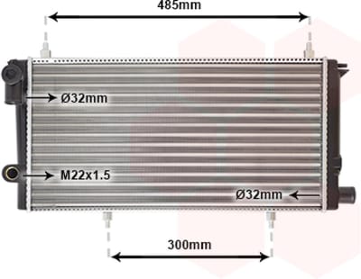 Van Wezel - RADIATOR VOOR CITROEN C15 1984-2005 00001300S3