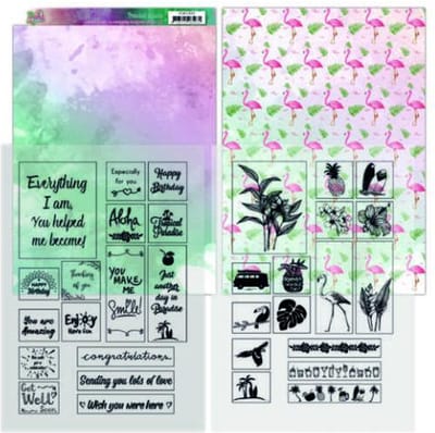 Mica Sheets Happy Tropics van Yvonne Creations