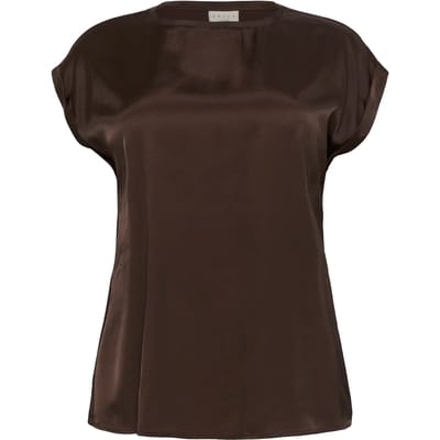 Damesblouse met lange mouwen KAFFE Curve Milia Wing