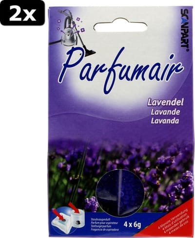 2x Scanpart Parfumair Geurparels Lavendel
