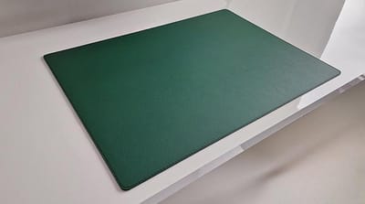 PM bureau-onderlegger Sanftlux leer in 12 kleuren 3 gr. (Oud groen, 70cm x 50xm)