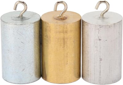 3 Piece Metal Laboratorium Density Cylinder - Koper-IJzer-Aluminium Density Onderzoeks Experiment Set voor Density Experiment