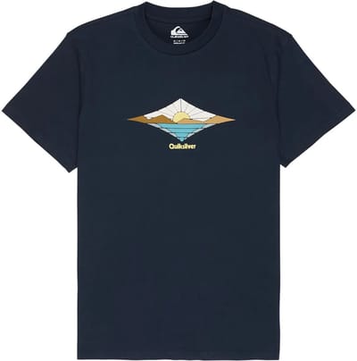 Quiksilver Dawn T-shirt Met Korte Mouwen Blauw L Man