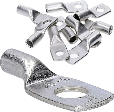 10 stuks Kalitec HR6-8 standaard buiskabelschoenen 6 mm² M8 I zonder kijkgat I Made in Germany