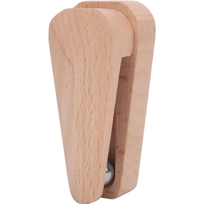 Massief Houten Handdoekclip Zelfklevend Multifunctioneel Ruimtebesparend Wandmontage Houten Handdoekhouder brown