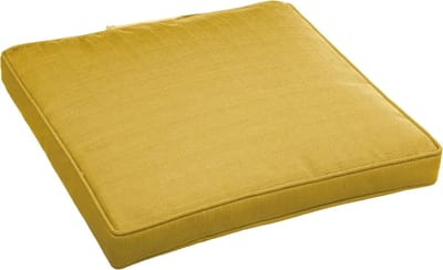Hesperide Stoelkussens - binnen/ buiten stoelen - geel - 40x4 cm - Water en UV-bestendig