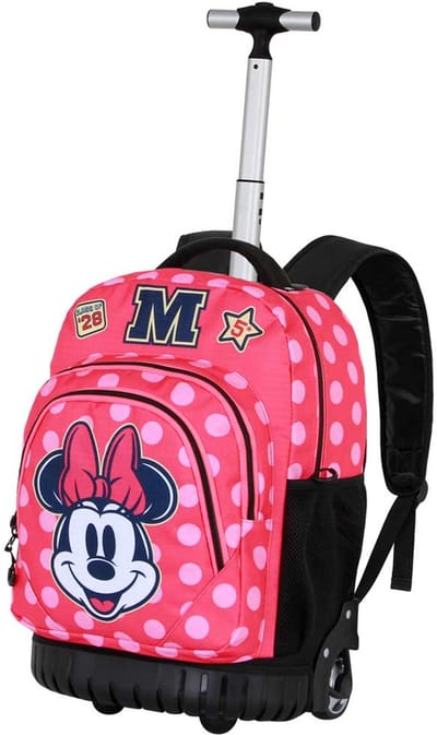 Karactermania - Disney - Minnie Mouse Class - FAN GTS Trolley Rugzak - Reistas Met Wielen - Handbagage - Pink