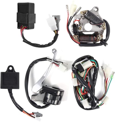 Dailygoods- CDI Switch Hoogwaardige Vervangset - Remhevel Coils - Motor Draadboom - Roestvrij Staal - Duurzaam - Professionele Prestaties - Motorfiets Onderdelen
