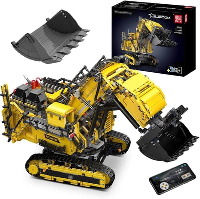 RC Graafmachine Bouwset - Op afstand bestuurbare Graafmachine RC Bouwvoertuig - Modelbouw - App-bediening en 4767 Delen