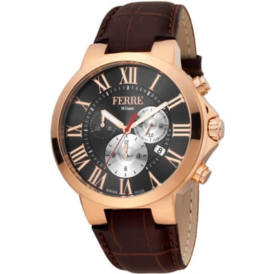Ferre Milano Heren Horloge FM1G177L0031 44mm 10 ATM Swiss-Made