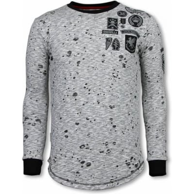 Longfit Embroidery - Sweater Patches - Guerrilla - Grijs