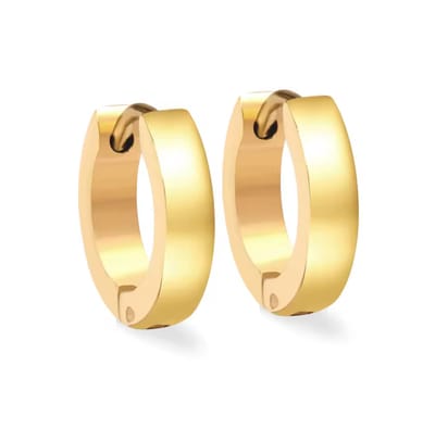 Perfecte oorbellen- basic - minimalistisch - stainless steel oorbellen - goud - verkleuren niet - 1.2 mm - kadotip - feestdagen- sinterklaas kado - kerst kado
