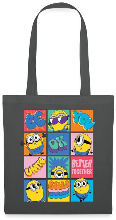 Minions Be You Positief En Lief Ontwerp Tas Van Stof Schoudertas