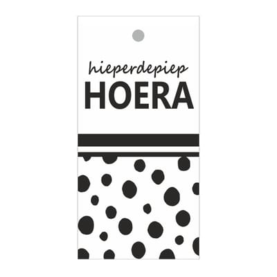 Luxe Bloemenkaartje - Wenskaartje - Cadeaukaart - Wit - Met boorgaatje - 20 Stuks