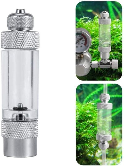 Dailygoods- Bellenteller - Aquarium Accessoire - CO2-gas Indicator - Eenvoudig te Installeren - Onschadelijk voor Planten/Vissen - Inclusief Zuignap - Aquariumaccessoire