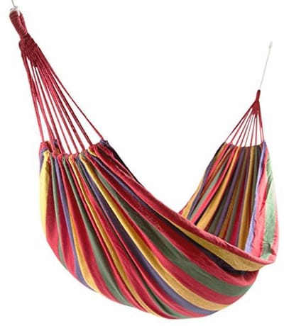 Hangmat 210x150 cm - Ideaal voor 2 Personen, Belasten Tot 200 kg, Rood
