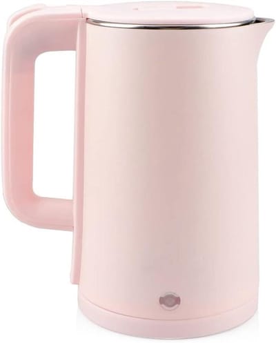 Elektrische Waterkoker - Snelkoker Warmhoudfunctie - Snel Water Koken - Dubbelwandig Koelblijvend - 2 Liter - Wit Groen