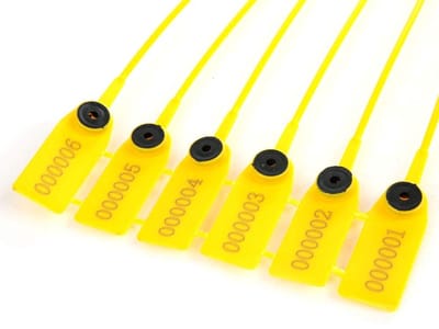 Dailygoods- Kabelbinders 100 Stuks - Label Kabelbinders - Transport Kabelbinders - Herbruikbare Kabelbinders - PP Materiaal - Hoge Taaiheid - Verpakkingsband