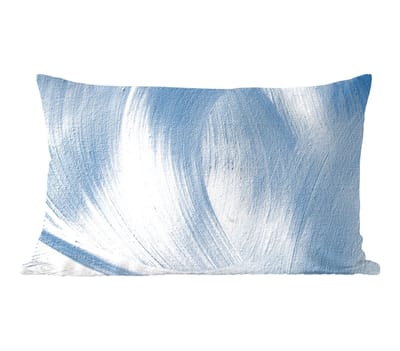 Sierkussens - Kussentjes Woonkamer - 50x30 cm - Blauw - Acrylverf - Design
