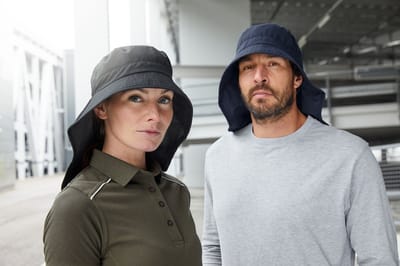 Myrtle Beach - Functionele hoed met nekbescherming - One Size - Navy.