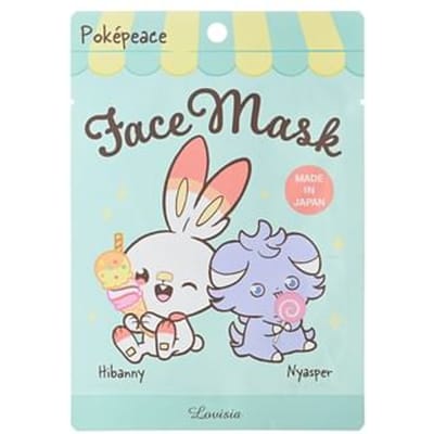 Lovisia - Pokemon Pokepeace Face Mask Hibanny & Nyasper - 1 pc