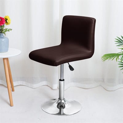 1PC Waterdichte Stretch Barkrukhoes Pu Leer Korte Rug Stoelhoezen Verwijderbare Liftstoel Slipcover voor el Banket Club