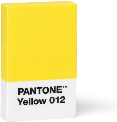 Pantone Eraser, Yellow 012, One size
