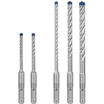 Bosch Accessories EXPERT SDS plus-7X 2608900197 Wolfraamcarbide Hamerboor 5-delig 5 mm, 6 mm, 8 mm, 10 mm SDS-Plus 5 stuk(s)