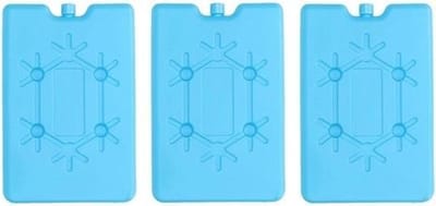 3 stuks koelelementen fel blauw 16 cm - Koelblokken/koelelementen voor koeltas/koelbox