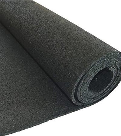 Bouwbeschermingsmat 3mm 1,25 m x 5m Antislip Rubbergranulaat voor Daken en Terrassen