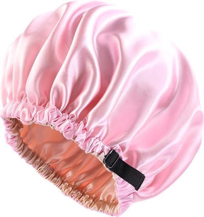 Rojafit Satijnen Slaapmuts - Bonnet Satijn - Slaapmuts - Afro Nachtmuts - Unisex - XXL - met verstelbare hoofdband - Pink