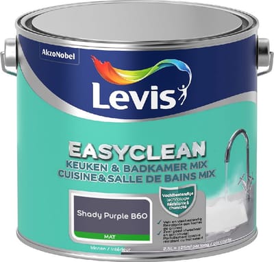 Levis - Easyclean Keuken & Badkamer Mix - Shady Purple B60 - Mengverf - 2,5 L