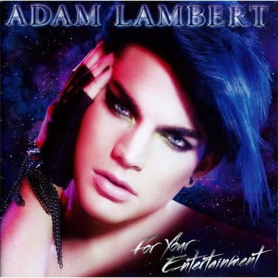 CD ADAM LAMBERT - For Your Entertainment 88697548012 19 Recordings 2009 Canada Pop Occasion white
