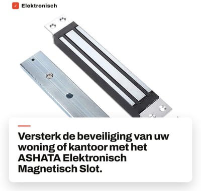 Dailygoods - Elektronisch Magnetisch Slot - DC12V 280kg - Voor Toegangscontrole - Betrouwbare veiligheid - Eenvoudige installatie - Geschikt voor woni...