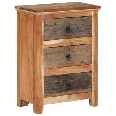 vidaXL - Bijzetkast - 55x33x75 - cm - massief - acaciahout