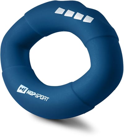 Hop-Sport Siliconen Handtrainer Vingertrainer – Verstelbare Griptrainer met 4 Weerstanden – Onderarm en Handspier Trainer voor Kracht, Revalidatie en Stressverlichting (27,2 kg)