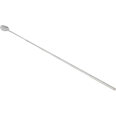 Roestvrij Staal 62cm Lange Telescopische Roerlepel Uitschuifbaar voor Barbecue Tafelgerei Benodigdheden white
