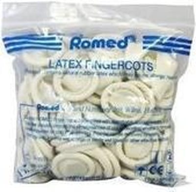 Romed Latex Vingercondooms (M) - 200 stuks