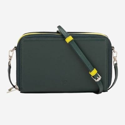 Dudubags - groen donker - leder - maat STUK