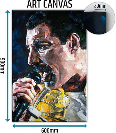 Freddie Mercury 04 canvas 60x90 cm