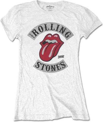 The Rolling Stones - Tour 1978 Dames T-shirt - S - Wit