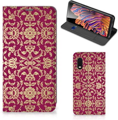 Telefoon Hoesje Samsung Xcover Pro Barok Pink