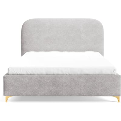 Bedframe Lisar bouclé met opbergruimte 160 x 200 cm | NADUVI Collection