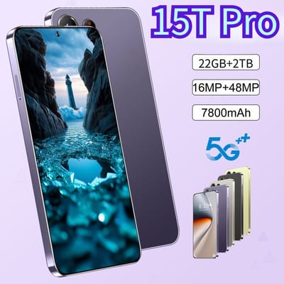 Mobiele telefoons 15T Pro gezichtsherkenning mobieltjes 7.3 HD scherm robuuste outdoor wereldwijde smartphone originele 7800mAh telefoon