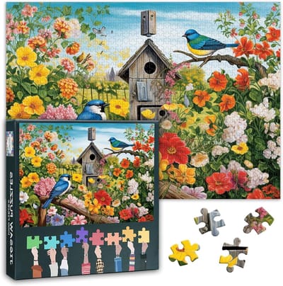 Puzzel 1000 stukjes - Legpuzzel Volwassenen - Ontspanning Thuis - Geprint op Karton - 70 x 50 cm - Tuin